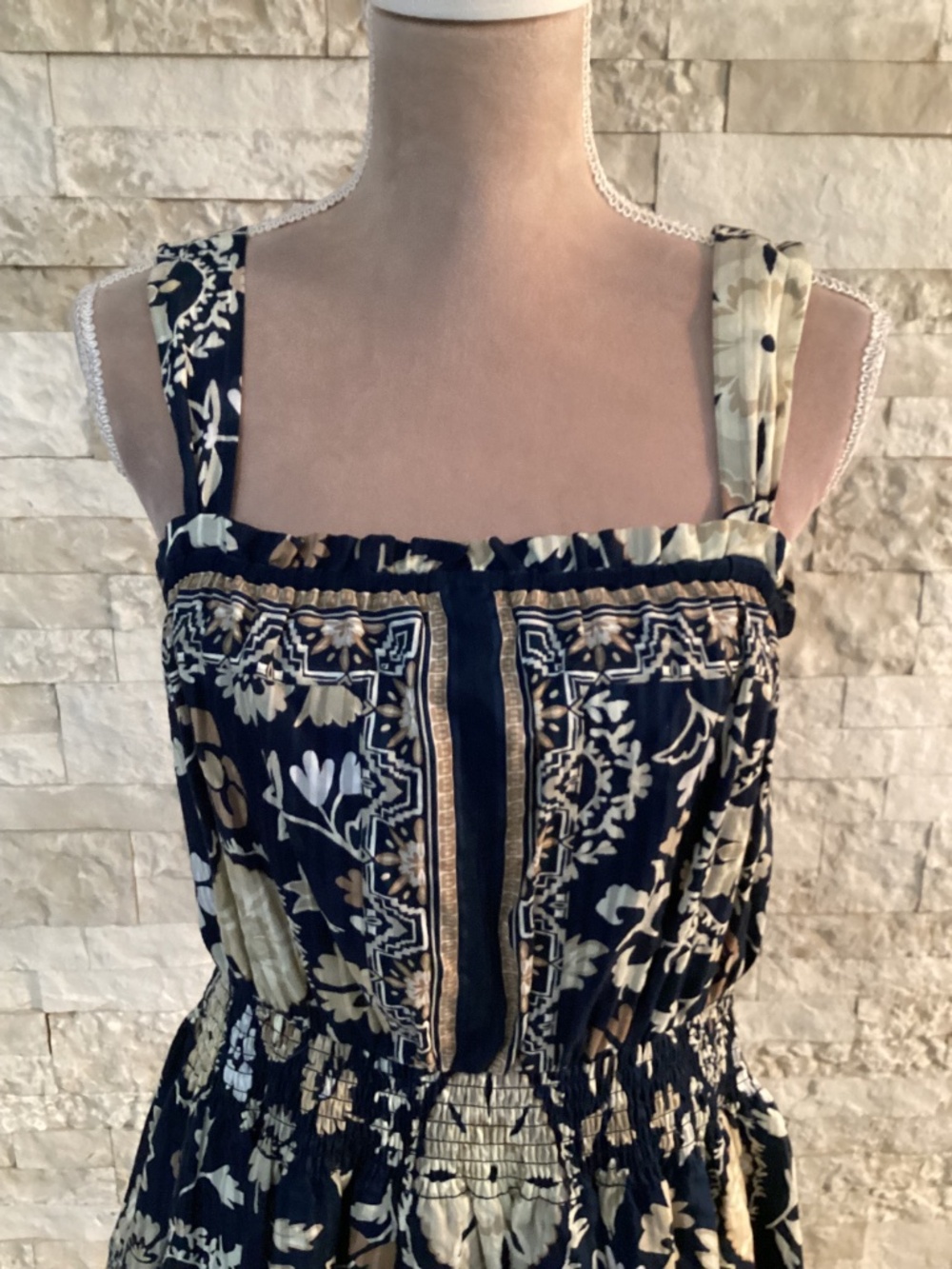 Ramy Brook Alicia Cotton Sleeveless Smocked Mini Dress - Picture 4 of 12